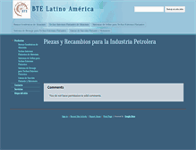 Tablet Screenshot of bte-latinoamerica.com